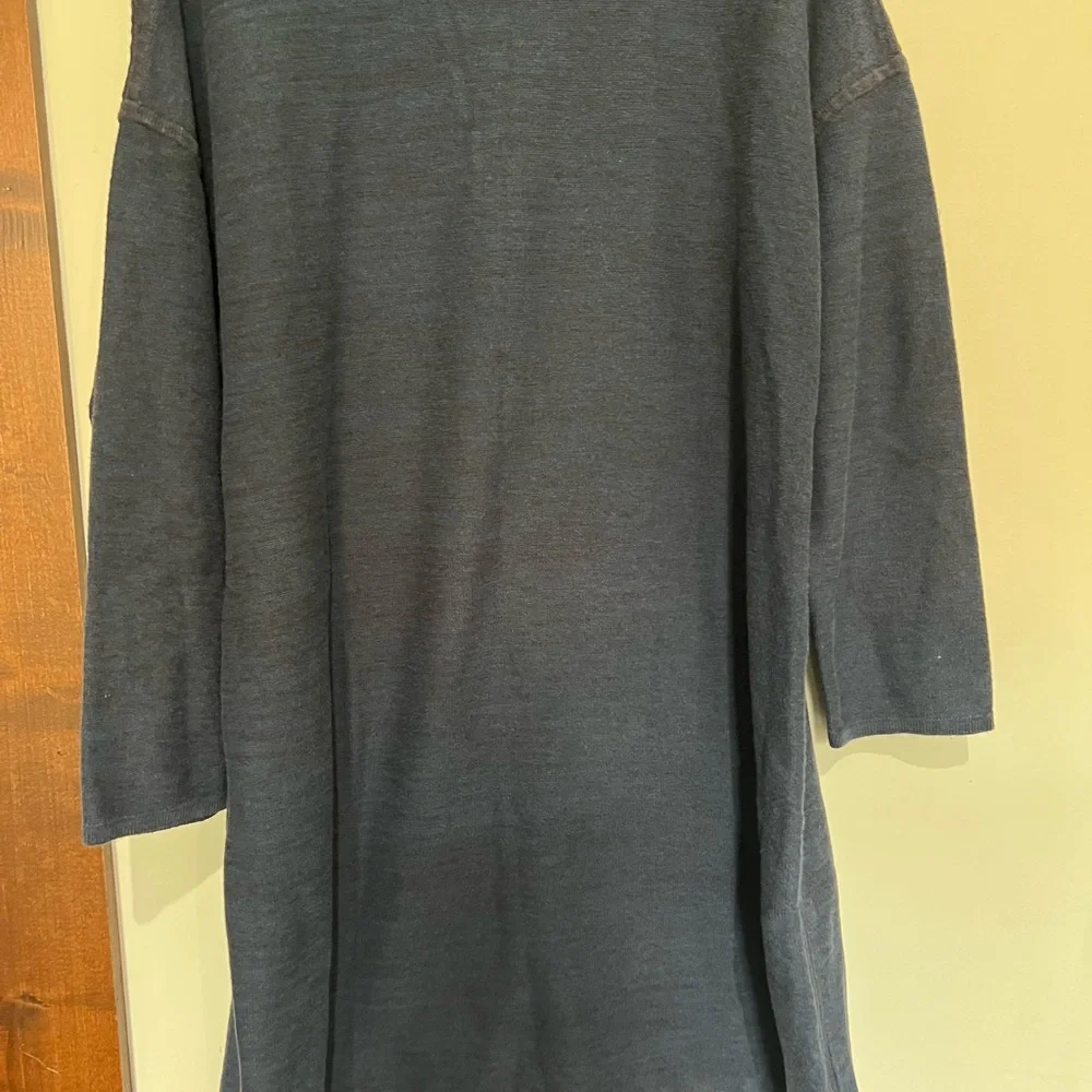 ATHLETA Navy Black Heather Long Sleeve Sweater Active Dress XXL - Picture 3 of 6